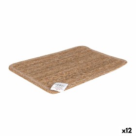 Table Mat Privilege wicker Rectangular 40 x 30 x 0,5 cm (12 Units) by Privilege, Trivets - Ref: S2232800, Price: 35,88 €, Dis...