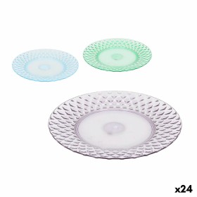 Assiette plate La Mediterránea Plastique 25 x 25 x 2,5 cm (24 Unités) de La Mediterránea, Plats et plateaux - Réf : S2232843,...