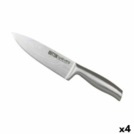 Faca de Chef Quttin Waves 15 cm (4 Unidades) de Quttin, Facas de cozinheiro - Ref: S2232937, Preço: 18,33 €, Desconto: %