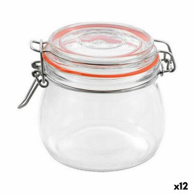 Jar La Mediterránea Hermetic Glass 500 ml (12 Units) by La Mediterránea, Food storage - Ref: S2233009, Price: 22,57 €, Discou...