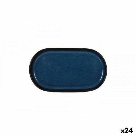 Snack tray La Mediterránea Chester Blue Oval 13 x 8 x 4 cm (24 Units) | Tienda24 - Global Online Shop Tienda24.eu