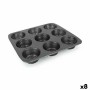 Tartlets tin Quttin 32 x 30 x 3,2 cm Drilled (8 Units) by Quttin, Muffin & Cupcake Tins & Moulds - Ref: S2233086, Price: 55,5...