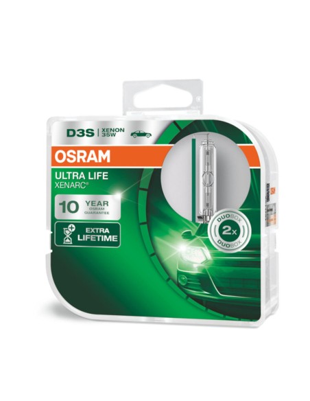 Ampoule pour voiture OS66340ULT-HCB Osram OS66340ULT-HCB D3S 35W 42V (2 Pièces) | Tienda24 Tienda24.eu