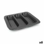 Molde para Baguettes Quttin Perforado 28 x 28 x 2,7 cm (6 Unidades) de Quttin, Moldes para pan y plumcake - Ref: S2233088, Pr...