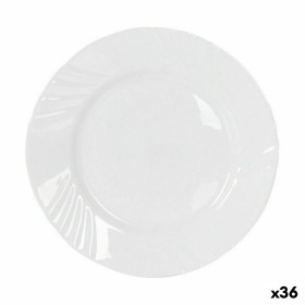 Assiette plate La Mediterránea Everett 22,8 x 22,8 x 2 cm (36 Unités) de La Mediterránea, Plats et plateaux - Réf : S2233155,...