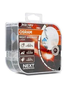 Lâmpada para Automóveis OS64151NL-HCB Osram OS64151NL-HCB H3 55W 12V (2 Peças) de Osram, Lâmpadas - Ref: S3700935, Precio: 35...