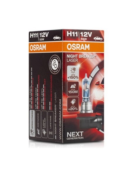 Bombilla para Automóvil Osram 64211NL H11 12V 55W 3200K | Tienda24 Tienda24.eu