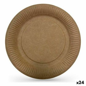 Plate set Algon Disposable kraft paper 10 Pieces 20 cm (24 Units) by Algon, Turntables - Ref: S2233536, Price: 16,46 €, Disco...