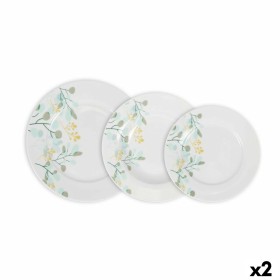 Set di Stoviglie La Mediterránea Rivoli Rotonda 18 Pezzi (2 Unità) di La Mediterránea, Servizi combinati - Rif: S2233565, Pre...