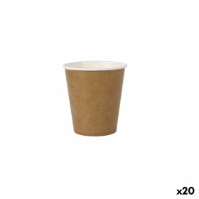 Set de Verres Algon Avec couvercle Produits à usage unique Café Carton 6 Pièces 250 ml (20 Unités) | Tienda24 - Global Online Shop Tienda24.eu