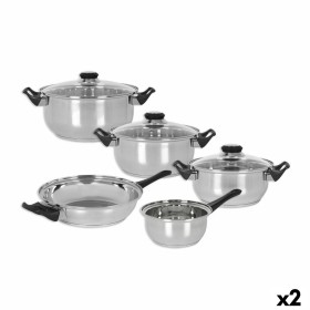 Batería de Cocina Quttin Genova 8 Piezas (2 Unidades) de Quttin, Juegos de sartenes y ollas - Ref: S2233570, Precio: 60,50 €,...