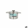 Olla con Tapa de Cristal Quttin Hermes Acero 1,8 L (6 Unidades) de Quttin, Ollas rectas - Ref: S2233574, Precio: 55,60 €, Des...