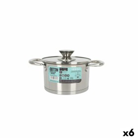 Pentola con Coperchio di Vetro Quttin Hermes Acciaio 1,8 L (6 Unità) di Quttin, Pentole universali - Rif: S2233574, Prezzo: 5...