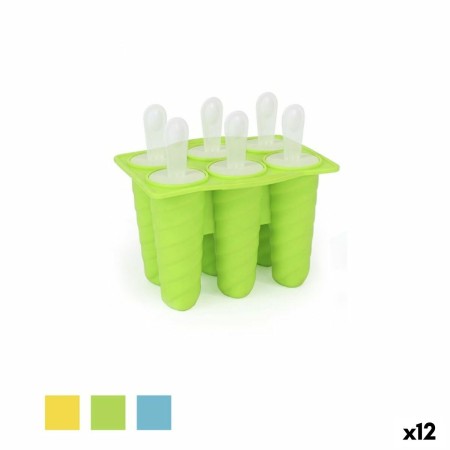 Ice-cream Mould Quttin Spiral Silicone 15 x 12 x 10,5 cm (12 Units) by Quttin, Ice Lolly & Ice Cream Moulds - Ref: S2233661, ...