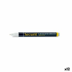 Schiefermarker Securit Weiß Feine Spitze (12 Stück) von Securit, Weißwandstifte - Ref: S2233674, Preis: 27,54 €, Rabatt: %