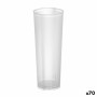 Set of reusable glasses Algon Tube, pipe Transparent 6 Pieces 300 ml (70 Units) by Algon, Tumblers - Ref: S2233678, Price: 39...