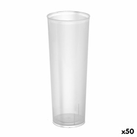 Set of reusable glasses Algon Tube, pipe Transparent 10 Pieces 300 ml (50 Units) by Algon, Tumblers - Ref: S2233680, Price: 4...