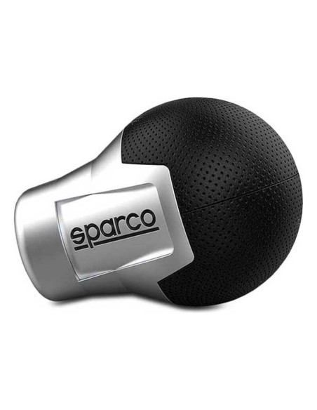 Shift Lever Knob Sparco Roma Black/Grey | Tienda24 Tienda24.eu