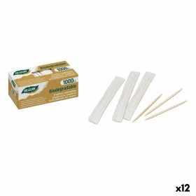 Tooth Picks Algon Wood 1000 Pieces (12 Units) by Algon, Dental Sticks - Ref: S2233730, Price: 21,91 €, Discount: %