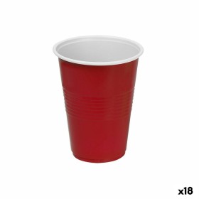 Set de vasos reutilizables Algon Plástico Rojo 10 Piezas 450 ml (18 Unidades) de Algon, Vasos - Ref: S2233784, Precio: 16,70 ...