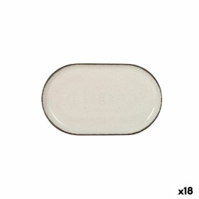 Prato de Jantar Bidasoa Fosil Branco Cerâmica 26,3 x 25,5 x 2,4 cm (6 Unidades) | Tienda24 - Global Online Shop Tienda24.eu