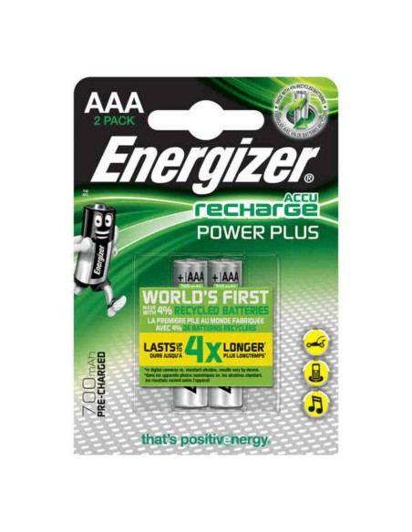 Pilas Recargables Energizer E300626500 AAA HR03 700 mAh Multicolor | Tienda24 Tienda24.eu