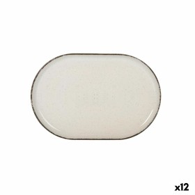 bandeja de aperitivos La Mediterránea Anllo Oval 30 x 20 x 2,5 cm (12 Unidades) de La Mediterránea, Pratos e fontes - Ref: S2...