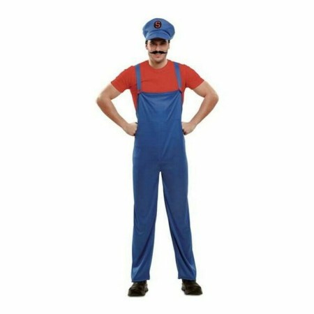 Costume for Adults Super Plumber My Other Me Red M/L by My Other Me, Adults - Ref: S2402554, Price: 23,00 €, Discount: %