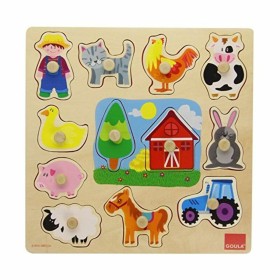 Child's Wooden Puzzle Goula 53025 (12 pcs) by Goula, Jigsaw puzzles and brainteasers - Ref: S2403434, Price: 11,42 €, Discoun...