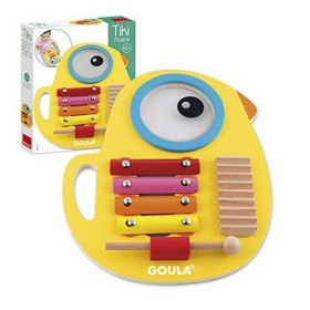 Brinquedo musical Goula D53132 Amarelo Madeira de Goula, Tambores e percussão - Ref: S2403440, Preço: 15,73 €, Desconto: %