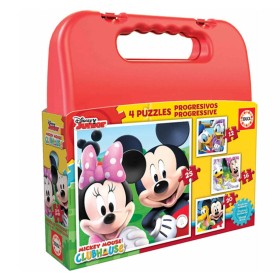 4-Puzzle Set Disney Mickey Mouse Progressive Educa 16505 (12-16-20-25 pcs) by Educa, Jigsaws - Ref: S2403637, Price: 6,59 €, ...