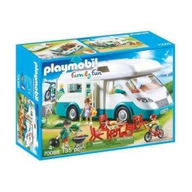 Playset Playmobil Family Fun Summer Caravan Playmobil 70088 (135 pcs) de Playmobil, Playsets de figurines de jouets - Réf : S...