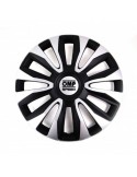 Hubcap OMP Magnum Speed Black Silver 13" (4 uds) | Tienda24 Tienda24.eu