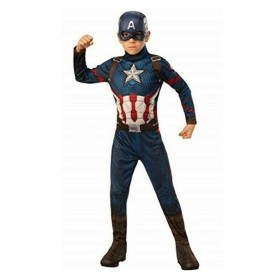 Déguisement pour Enfants Captain America Avengers Rubies 700647_L Bleu Blanc Rouge Argenté Argent L de Rubies, Enfants - Réf ...