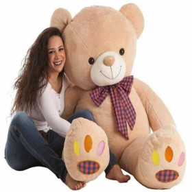 Jouet Peluche Footprints Ours 145 cm de BigBuy Fun, Animaux et personnages - Réf : S2408907, Prix : 79,22 €, Remise : %