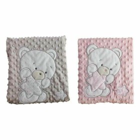 Blanket Double Bear 100 x 75 cm (100 x 75 cm) by BigBuy Fun, Blankets and security blankets - Ref: S2409436, Price: 17,56 €, ...