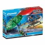 Playset City Action Police helicopter: Parachute Chase Playmobil 70569 (19 pcs) de Playmobil, Playsets de figuras de brincar ...