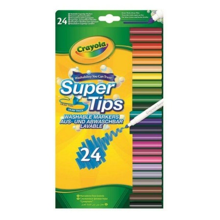 Feutres Crayola B01BF6F20K Lavable (24 uds) de Crayola, Dessin - Réf : S2411027, Prix : 9,35 €, Remise : %