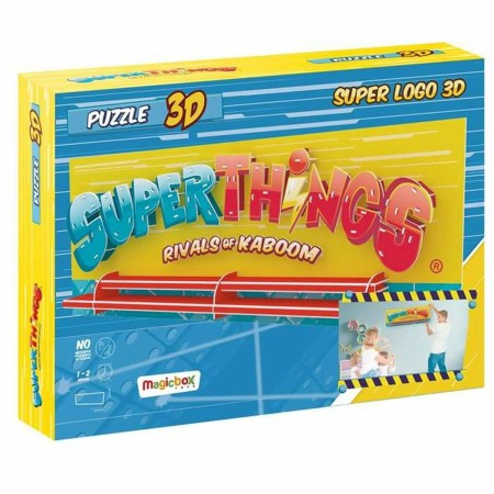 3D Puzzle SuperThings 3D Superlogo 80 x 31 x 7,6 cm (80 x 31 x 7 cm) by SuperThings, 3-D Puzzles - Ref: S2412573, Price: 24,6...