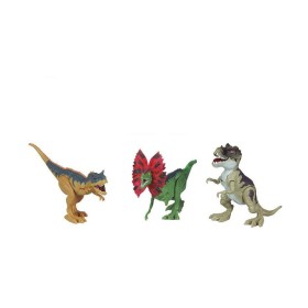 Conjunto Dinossauros Som Luzes 3 Peças de BigBuy Fun, Dinossauros e criaturas pré-históricas - Ref: S2413713, Preço: 12,40 €,...