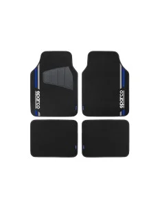 Set de Alfombrillas para Coche Sparco Strada 2012 B Universal Negro/Rojo (4 pcs) | Tienda24 Tienda24.eu