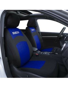 Seat cover Sparco SPCS402BL Black/Blue by Sparco, Seat Cover Sets - Ref: S37112513, Price: 37,91 €, Discount: %