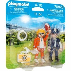 Playset Playmobil 70823 Doctor Poliziotto 70823 (11 pcs) di Playmobil, Playset con figure di giocattoli - Rif: S2415278, Prez...