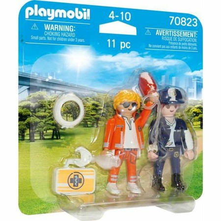 Playset Playmobil 70823 Doctor Poliziotto 70823 (11 pcs) | Tienda24 - Global Online Shop Tienda24.eu