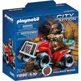 Playset Playmobil City Action Firefighters - Speed Quad 71090 di Playmobil, Playset con figure di giocattoli - Rif: S2415341,...