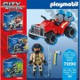 Playset Playmobil City Action Firefighters - Speed Quad 71090 von Playmobil, Playsets von Spielzeugfiguren - Ref: S2415341, P...