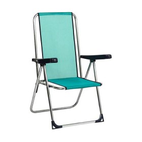 Beach Chair Alco Multi-position Green Aluminium 63 x 101 x 65 cm by Alco, Chairs - Ref: S2415372, Price: 32,33 €, Discount: %