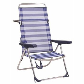 Beach Chair Alco Blue 65 x 60 x 100 cm by Alco, Folding Chairs - Ref: S2415387, Price: 35,02 €, Discount: %