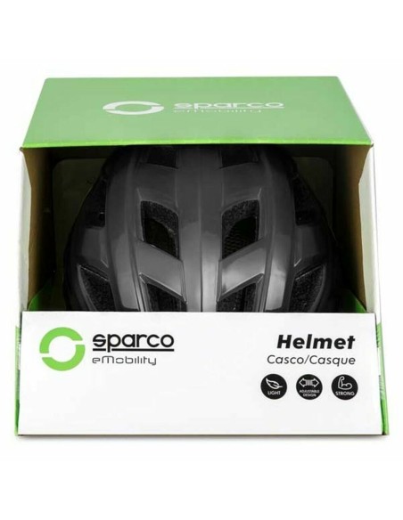 Casque pour Trottinette électrique Sparco SPCSE300BK Gris Noir | Tienda24 Tienda24.eu