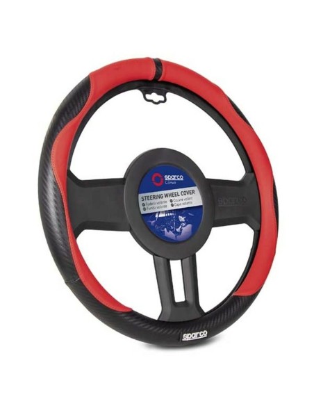 Coprivolante Sparco SPCS128RS Ø 37-38 cm Rosso da Sparco, Volanti e alberi volano - Ref: S37113336, Precio: 19,51 €, Descuent...